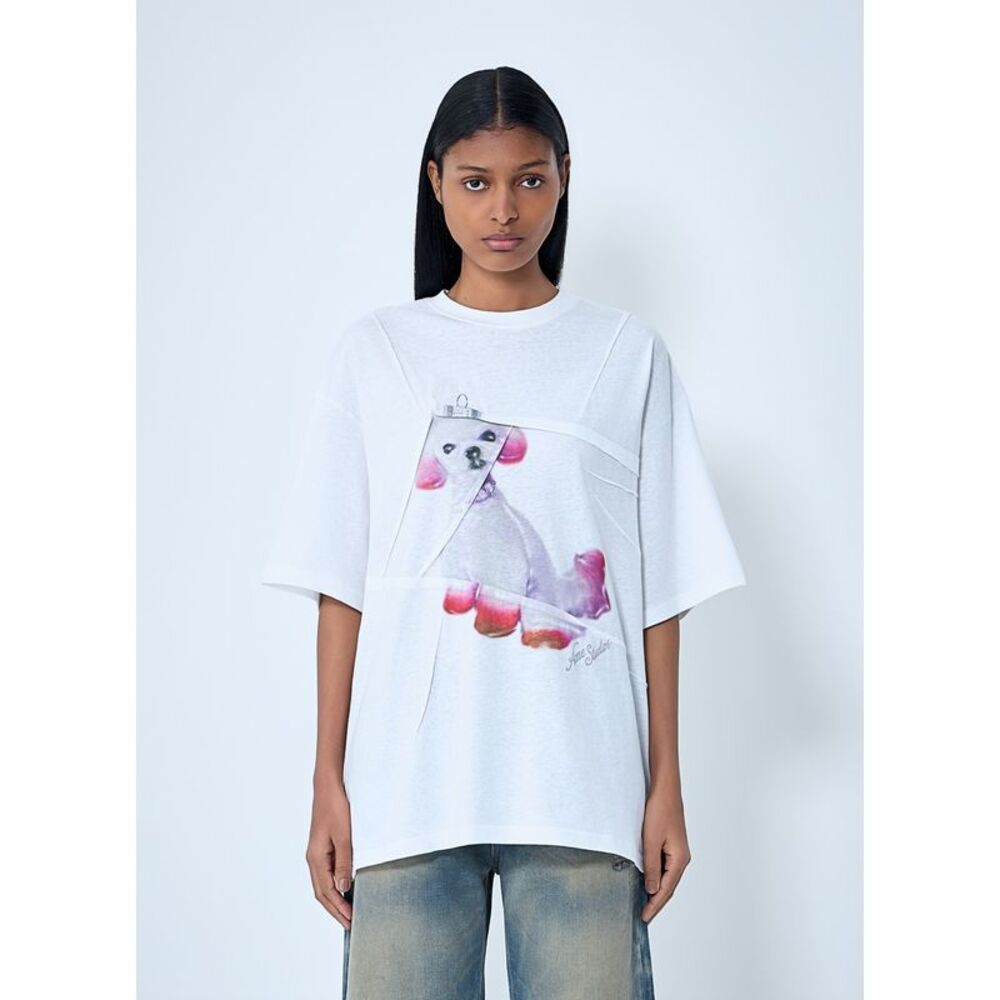 Acne Studios Women Logo Motif T-Shirt